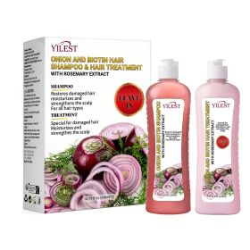 Onion Shampoo & Conditioner With Onion Extract And Vitamin E Cleanses And Reduces Oiliness, Suitable For All Hair Types-Selling On Ebay Is Prohibited
