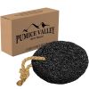 Pumice Stone Natural Earth Lava Pumice Stone Black Callus Remover for Feet Heels and Palm Pedicure Exfoliation Tool Corn Remover Dry Dead Skin Scrubbe