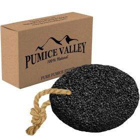 Pumice Stone Natural Earth Lava Pumice Stone Black Callus Remover for Feet Heels and Palm Pedicure Exfoliation Tool Corn Remover Dry Dead Skin Scrubbe