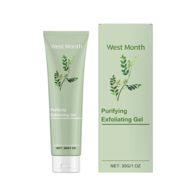West&Month Purifying Exfoliating Gel s Dull Dryness Deeply Cleans Pores Brightening Skin Firming