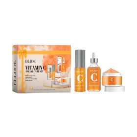 Eelhoe Vitamin C Facial Skin Care Set, Facial Moisturizing Moisturizing Rejuvenating Skin And Pore Fine Set