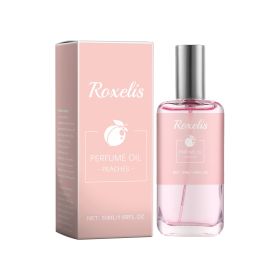 Roxelis Peach Perfume Fresh Light Elegant Refreshing Fruit Fragrance Charm Lasting Fragrance Light Elegant Perfume Spray