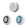 Facial Cleansing Brush, Sonic Facial Brush with 3 Brush Heads for Daily Skin Care, Rechargeable and Gentle Face Exfoliator