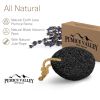 Pumice Stone Natural Earth Lava Pumice Stone Black Callus Remover for Feet Heels and Palm Pedicure Exfoliation Tool Corn Remover Dry Dead Skin Scrubbe