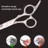 Hair Cutting Scissors Set, 6 Inch Hairdressing Thinning Shears for Hair Cutting for Women, Men, Kids - Silver