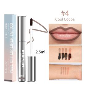 Matte Finish No Stain On Cup Hook Line Lip Stick (Option: 2.5ml-Cool Cocoa)