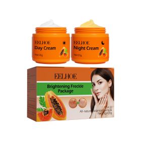 EELHOE Papaya Whitening Freckle Cream For Diminishing Facial Freckles, Dark Spots, And Enhancing Skin Radiance And Hydration For Day And Night Cream (Option: 1pcs)