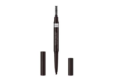 RIMMEL LONDON Brow This Way Fix & Sculpt Eyebrow Definer (Color: Soft Black)